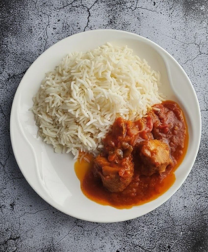 Sauce Tomate Riz Blanc